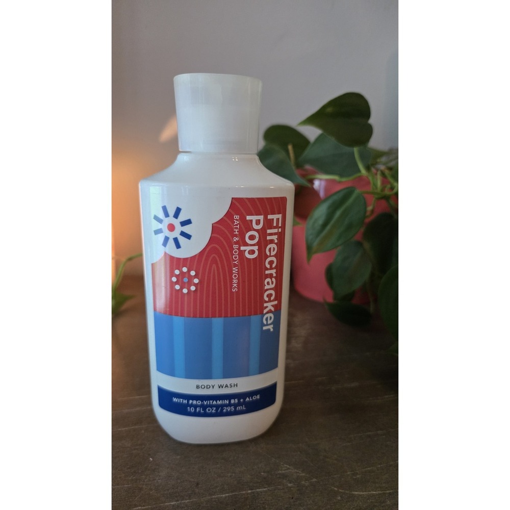 Bath &‎ Body Works Firecracker Pop Shower Gel Body Wash 10oz NEW Shower Gel